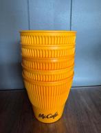 Mccafe McDonald’s bekers geel koffie 5 stuks, Huis en Inrichting, Keuken | Servies, Ophalen of Verzenden, Zo goed als nieuw, Overige stijlen