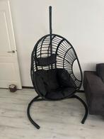 Hangstoel zwart jysk, Tuin en Terras, Tuinstoelen, Ophalen, Zo goed als nieuw