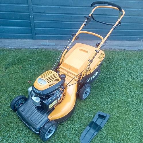 STIGA PRO GRASMAAIER ZELFRIJDEND BENZINE MAAIER, Tuin en Terras, Grasmaaiers, Gebruikt, Benzine-grasmaaier, Cirkelmaaier, Mulchfunctie