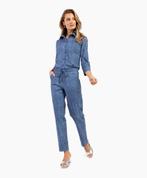 Studio Anneloes Annaly jumpsuit denim look travelstof mt M, Maat 38/40 (M), Blauw, Ophalen of Verzenden, Zo goed als nieuw