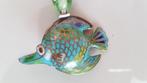 Vis hanger cloisonné emaille, Overige materialen, Gebruikt, Overige kleuren, Ophalen of Verzenden