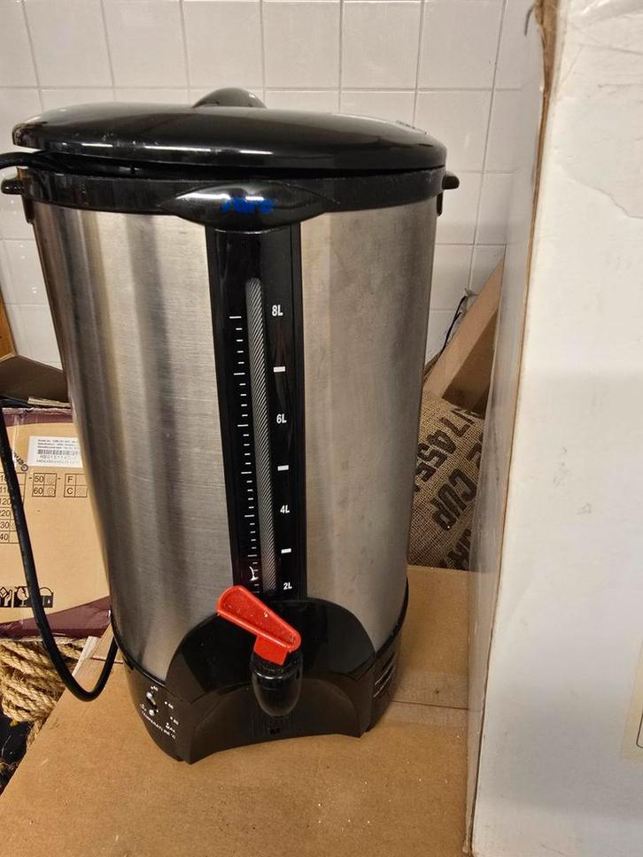 Saro Hani 8L Waterkoker/Glühweinketel, Witgoed en Apparatuur, Koffiezetapparaten, Gebruikt, Overige typen, Overige modellen, 10 kopjes of meer
