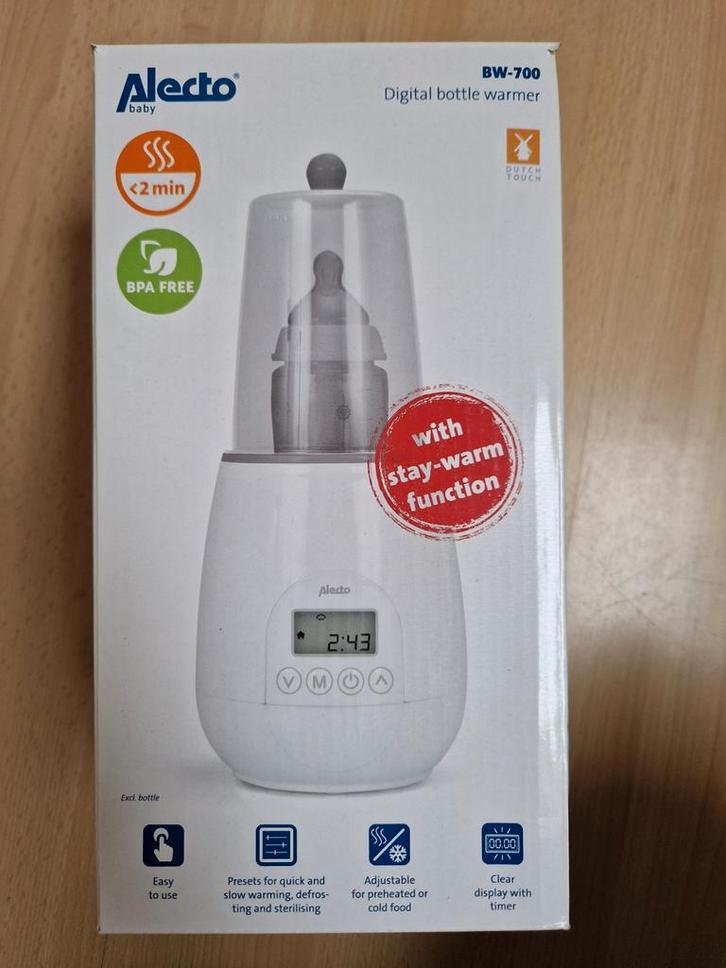Alecto BW-700 Flessenwarmer, Kinderen en Baby's, Babyvoeding en Toebehoren, Zo goed als nieuw, Flessen- of potjesverwarmer, Ophalen of Verzenden