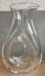 Waterkan, karaf, vaas, kan, van glas. Handmade, Huis en Inrichting, Woonaccessoires | Vazen, Overige kleuren, Ophalen of Verzenden