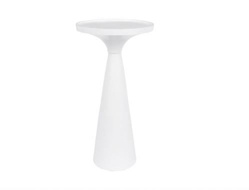 Zuiver Floss Bijzettafel Wit | Van €129, nu, Huis en Inrichting, Tafels | Bijzettafels, Nieuw, Rond, 45 tot 60 cm, Minder dan 55 cm