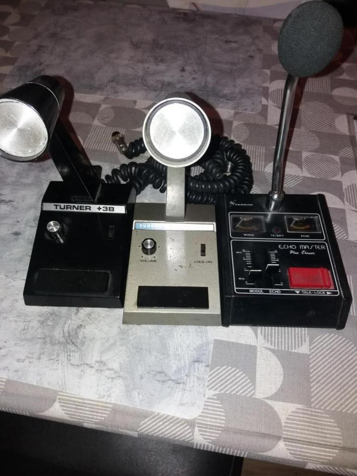 tafelmicrofoon voor 27mc 3 stuks, Telecommunicatie, Zenders en Ontvangers, Gebruikt, Ophalen of Verzenden