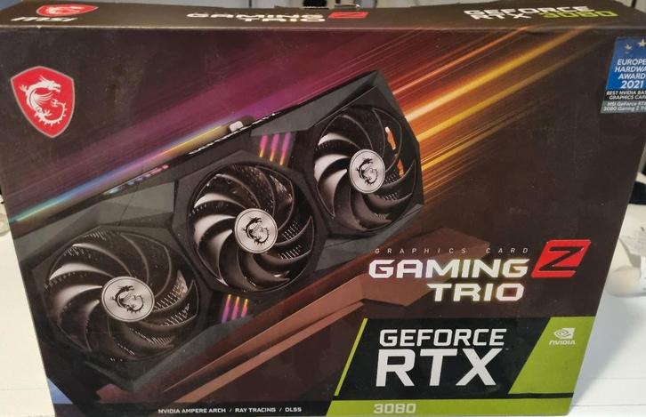 msi 3080, Computers en Software, Videokaarten, Zo goed als nieuw, Nvidia, PCI-Express 4.0, GDDR6, HDMI, DisplayPort, DVI, Ophalen of Verzenden
