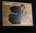 Chester Bennington | Schilderij | Gefreesd in Eiken, Antiek en Kunst, Verzenden