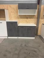 keukenblok plek voor inbouw koelkast kraan spoelbak mogelijk, Huis en Inrichting, Keuken | Keukenelementen, Nieuw, Grijs, 150 tot 200 cm