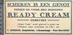 Den Haag 1928, adv. Levisson Zeepfabriek met Ready Cream, Verzenden, Voor 1940, Gebruikt, Overige onderwerpen