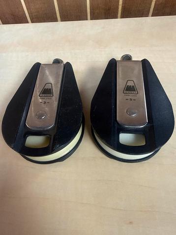 2x Lewmar Size 3 Enkele Blokken - 16mm Lijn beschikbaar voor biedingen