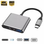 USB C naar HDMI, USB en USB C - Adapter nieuw, Computers en Software, Pc- en Netwerkkabels, Ophalen of Verzenden, Nieuw