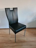 Set van 6 Eetkamerstoelen - Beige & Zwart, Huis en Inrichting, Stoelen, Ophalen, Gebruikt, Zwart, Vijf, Zes of meer stoelen