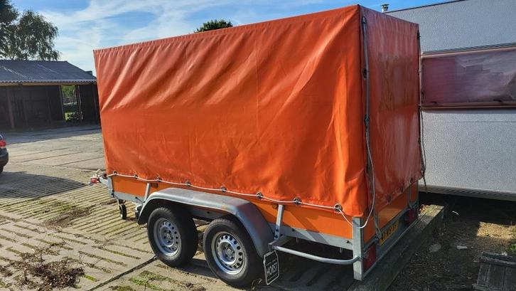 Huif aanhangwagen TandemAsser Atec O2-2. Zeer goede staat!, Auto diversen, Aanhangers en Bagagewagens, Zo goed als nieuw, Ophalen