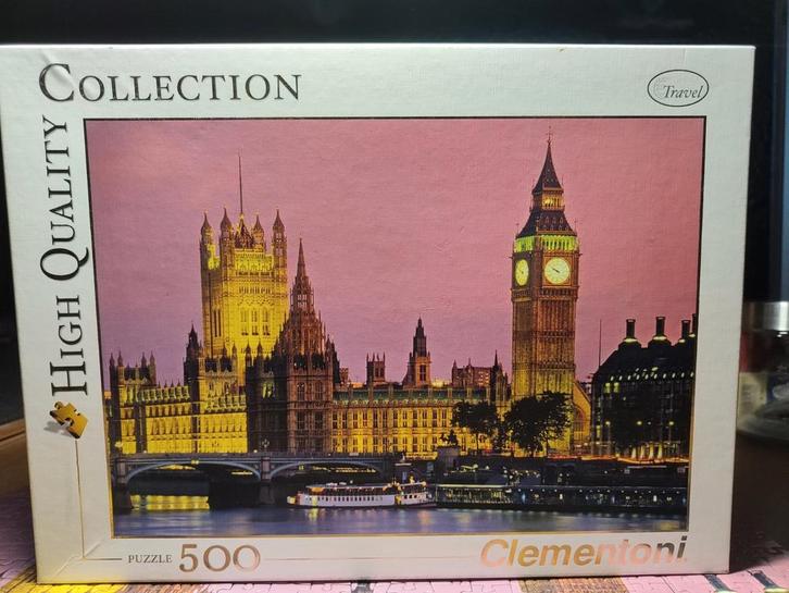 Clementoni puzzel 500 stukjes, Hobby en Vrije tijd, Denksport en Puzzels, Zo goed als nieuw, Legpuzzel, 500 t/m 1500 stukjes, Ophalen of Verzenden