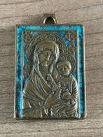 Bronzen medaille gebed ave maria, Ophalen of Verzenden, Gebruikt, Sieraad
