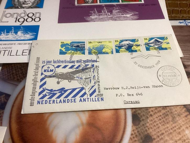No8176 Nederlandse Antillen E13 gelopen Heb ook van Nederlan, Postzegels en Munten, Postzegels | Eerstedagenveloppen, Beschreven