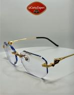 Cartier Panthere Diamond Cut Piccadilly zonnebril, Overige merken, Zonnebril, Wit, Nieuw