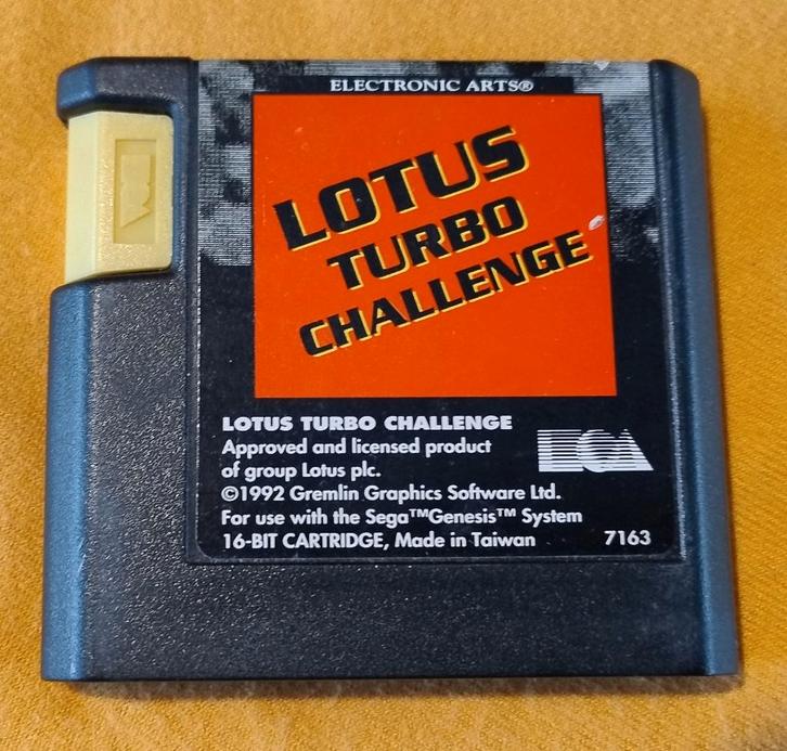 SEGA spel LOTUS TURBO CHALLENGE (voor SEGA Genesis only), Spelcomputers en Games, Games | Sega, Gebruikt, Overige modellen, Racen en Vliegen