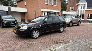 Chevrolet Nubira 1.6 Wagon 2007 Zwart met ruime APK beschikbaar voor biedingen