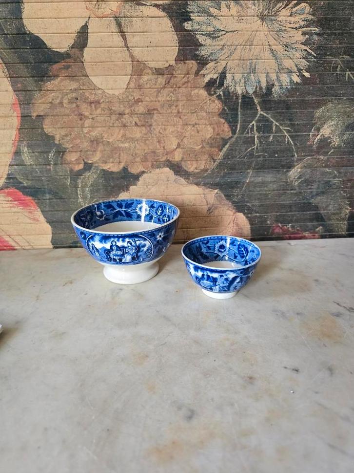 Spoelkommetjes teadrinker, Antiek en Kunst, Antiek | Servies compleet, Ophalen of Verzenden