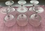 Brocante Champagne Glazen 6x, Ophalen of Verzenden, Zo goed als nieuw