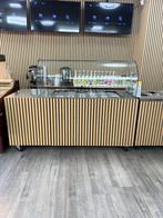 Polar Saladette 3 deurs met glazen vitrine, Ophalen of Verzenden