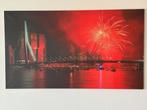 Erasmusbrug grote foto op canvas, Ophalen