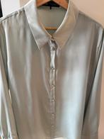 Mooie mint groene glans blouse, Ophalen, Zo goed als nieuw, Maat 46/48 (XL) of groter, Groen