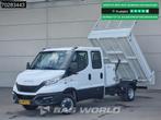 Iveco Daily 35C16 3.0L Open Laadbak Dubbel Cabine met Kist D, Stof, Gebruikt, Euro 6, Iveco