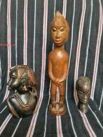 Afrikaanse houten beeldjes, Antiek en Kunst, Kunst | Beelden en Houtsnijwerken, Ophalen of Verzenden
