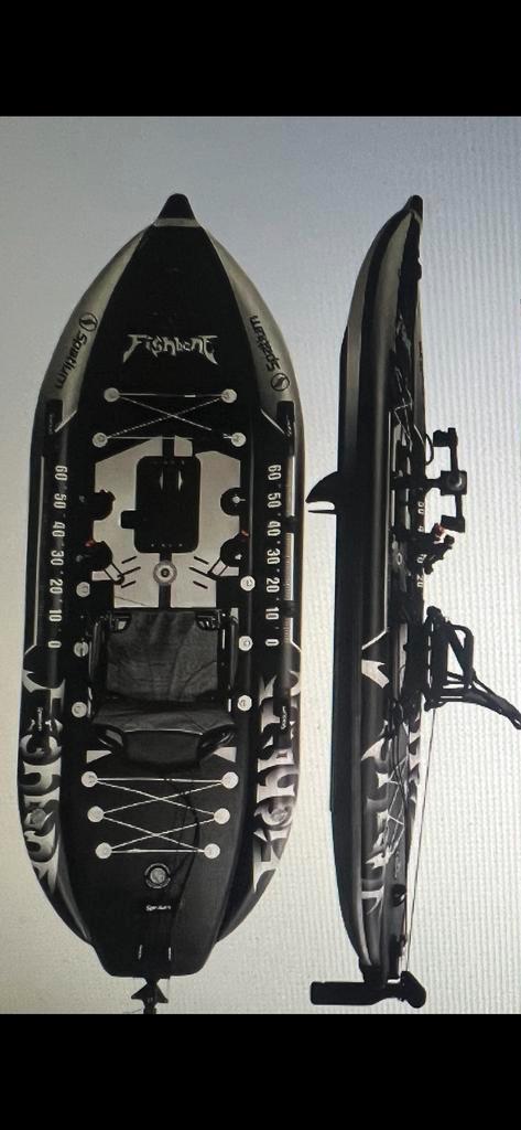 Inflatable Fish Sup Trapkayak - 1250€  incl verzendkosten, Watersport en Boten, Hengelsport | Roofvissen, Nieuw, Ophalen of Verzenden