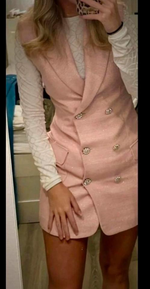 Roze, Pink JoshV, Josh V Minou jurk, jurkje in maat S., Kleding | Dames, Jurken, Nieuw, Maat 36 (S), Roze, Boven de knie, Ophalen of Verzenden