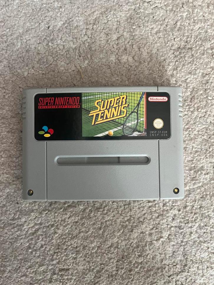 Super Tennis - Super Nintendo (SNES), Spelcomputers en Games, Games | Nintendo Super NES, Gebruikt, Sport, 2 spelers, Vanaf 3 jaar