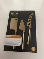 Royal Van Kempen & Begeer mat gouden kaas messenset nieuw, Ophalen, Nieuw