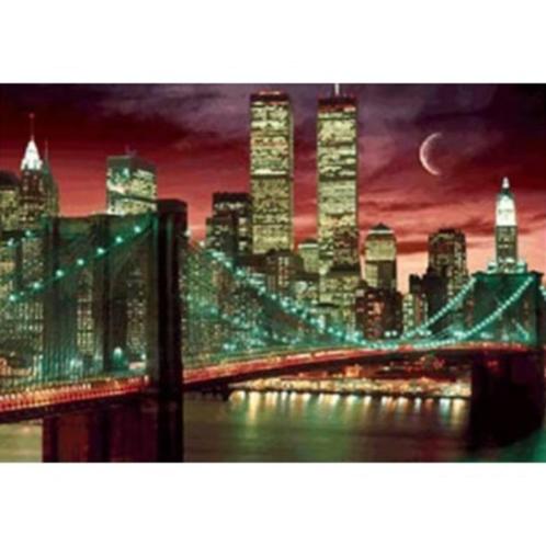 New York skyline 3D poster bij Stichting Superwens!, Verzamelen, Posters, Nieuw, Overige onderwerpen, A1 t/m A3, Rechthoekig Liggend