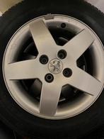 185/65R15 banden met orginele peugeot velgen, Ophalen, Gebruikt, 15 inch, 185 mm