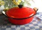 rood emaille kookpan/ pan/ ketel email, Antiek en Kunst, Antiek | Emaille, Ophalen of Verzenden
