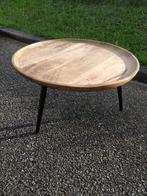 Leuke salontafel voor heel leuk prijsje, wie heeft plekje?, Ophalen, Zo goed als nieuw, Rond, Hout