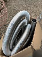10 meter Dubbelwandige RVS 125mm flexpijp, Huis en Inrichting, Kachels, Ophalen of Verzenden, Zo goed als nieuw, Hout
