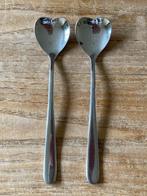 2 Alessi Big Love lange lepels hartenlepels ijslepels (17cm), Huis en Inrichting, Ophalen of Verzenden, Zo goed als nieuw, Rvs of Chroom