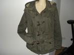 Z.g.a.n. groene, beige gev. parka, L.O.G.G. mt. 38, oks. 51, Maat 38/40 (M), H&M, Ophalen of Verzenden, Zo goed als nieuw