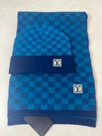 Louis Vuitton Muts & Sjaal Set Blauw - Nieuw, Ophalen of Verzenden, Nieuw, Overige maten, Muts