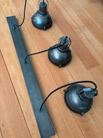 Industriele hanglamp, Ophalen, Zo goed als nieuw, Industrieel, Metaal