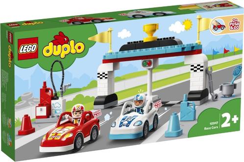 LEGO DUPLO - 10947 Racewagens, Kinderen en Baby's, Speelgoed | Duplo en Lego, Nieuw, Duplo, Complete set, Ophalen of Verzenden
