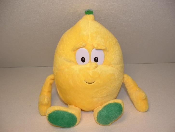 SUPERFOODZ GOODNESS GANG ZILLI CITROEN VELOURS GEEL ME, Kinderen en Baby's, Speelgoed | Knuffels en Pluche, Nieuw, Overige typen