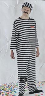Heren gevangenis outfit mt XL / XXL, Kleding | Heren, Carnavalskleding en Feestkleding, Ophalen of Verzenden, Nieuw, Overige maten
