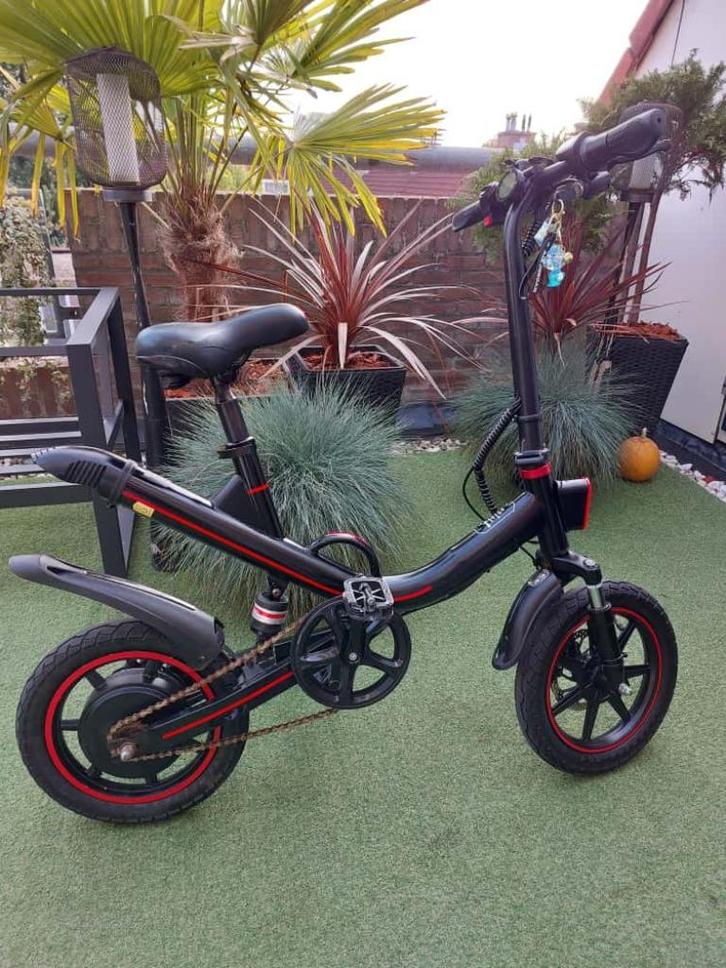 Ouxi V1 met gashendel @ 14inch velgen @mooi @ nieuwstaat, Fietsen en Brommers, Elektrische fietsen, Zo goed als nieuw, Overige merken