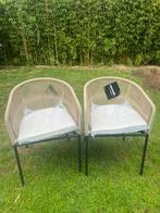 Tuinstoelen beige sweeek 2x nieuw!, Ophalen, Nieuw