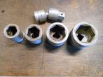 4x Belzer 3/4" Krachtdop + Kardangewricht, Auto diversen, Autogereedschap, Ophalen of Verzenden, Gebruikt